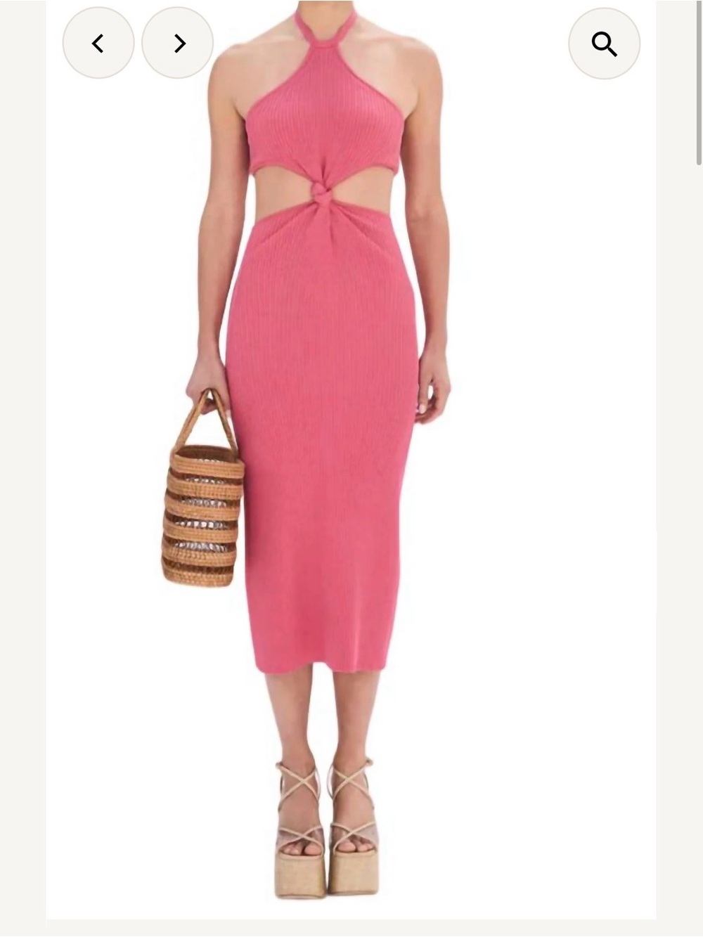 Cult Gaia Cameron Knit dress NWT